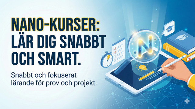 Thumbnail för Nano-kurser: Lär dig snabbt och smart