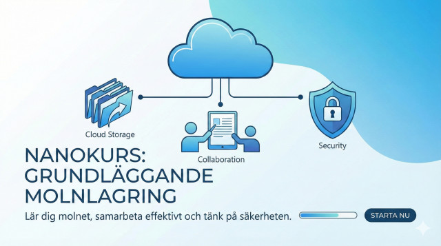 Thumbnail för Introduktion till Molnlagring